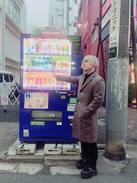 「GGD（ジージーディー）のアイテム（ジャケット/アウター）」を使った、GRAND GLOBAL吉祥寺店さん（メンズ・165cm）の冬コーディネート