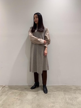 Sayaka Toujouさん（レディース・159cm）の冬コーディネート