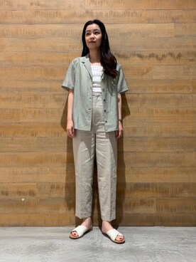 Sayaka Toujouさん（レディース・159cm）の夏コーディネート