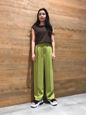 Sayaka Toujouさん（レディース・159cm）の夏コーディネート