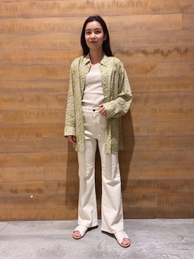 Sayaka Toujouさん（レディース・159cm）の夏コーディネート