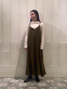 Sayaka Toujouさん（レディース・159cm）の冬コーディネート