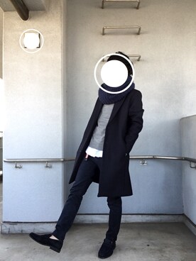 いのっちさん（メンズ・166cm）の冬コーディネート