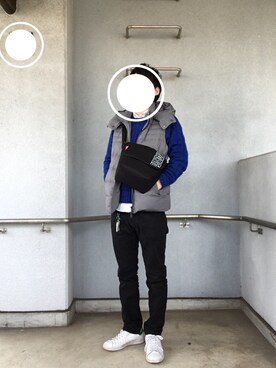 いのっちさん（メンズ・166cm）の冬コーディネート