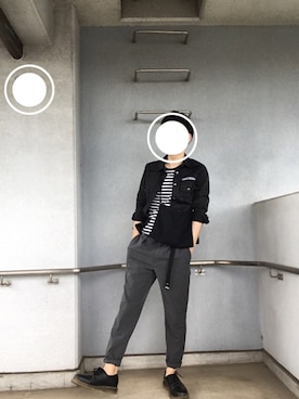 いのっちさん（メンズ・166cm）の春コーディネート