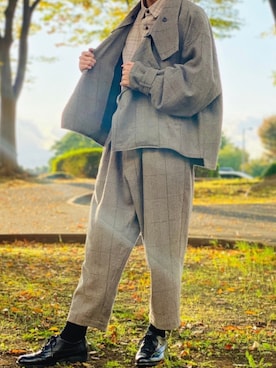 「UNIQLO（ユニクロ）の50色ソックス（消臭機能付き）（ソックス/靴下）」を使った、hideki(相互フォロー)さん（メンズ・173cm）の秋コーディネート