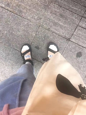 「TYAKASHAのアイテム（バッグ）」を使った、五碗海鲜面さん（レディース・163cm）の冬コーディネート