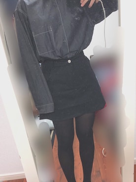 ﾇﾏ。さん（レディース・159cm）の冬コーディネート