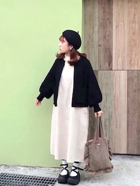 「BellyButton（ベリーボタン）のアイテム」を使った、ChiChiさん（レディース・149cm）の冬コーディネート