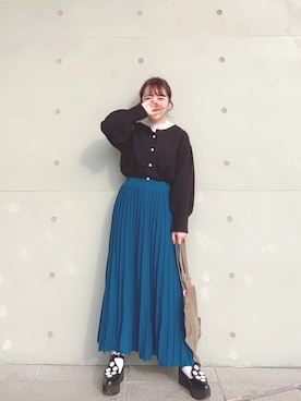 「UNBILICAL（エンブレム）のアイテム」を使った、ChiChiさん（レディース・149cm）の春コーディネート