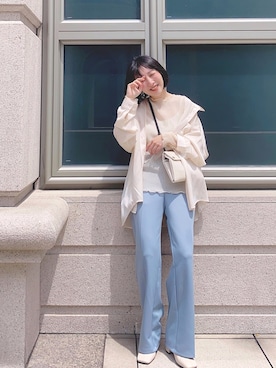 「RAWROW（ロウロウ）のアイテム」を使った、ChiChiさん（レディース・149cm）の春コーディネート