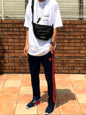 「places+faces」｜touiさん（メンズ・182cm）の夏コーディネート
