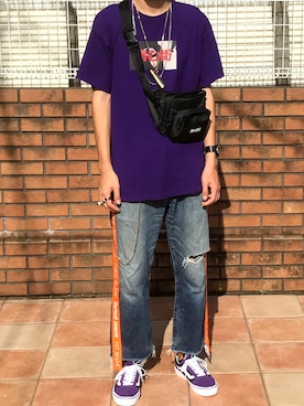 touiさん（メンズ・182cm）の夏コーディネート