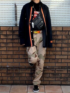 touiさん（メンズ・182cm）の冬コーディネート