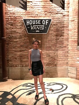 「skirt」｜「アイテム（腕時計）」を使った、Elle さん（レディース・155cm）の秋コーディネート
