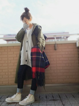 k(ani)さん(レディース・161cm)の冬コーディネート