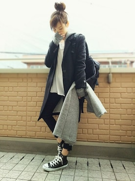 k(ani)さん(レディース・161cm)の冬コーディネート