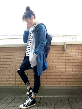 k(ani)さん（レディース・161cm）の春コーディネート