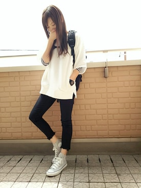 k(ani)さん（レディース・161cm）の春コーディネート