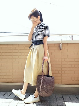 k(ani)さん（レディース・161cm）の夏コーディネート