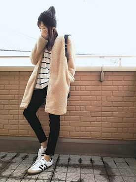 k(ani)さん（レディース・161cm）の冬コーディネート