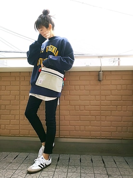 k(ani)さん（レディース・161cm）の冬コーディネート