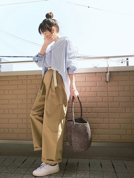 k(ani)さん（レディース・161cm）の春コーディネート