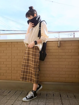 k(ani)さん（レディース・161cm）の秋コーディネート