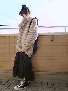 k(ani)さん（レディース・161cm）の冬コーディネート