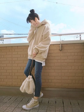 k(ani)さん（レディース・161cm）の冬コーディネート