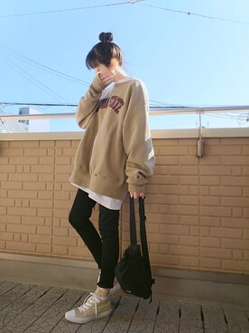k(ani)さん（レディース・161cm）の冬コーディネート