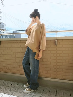 「squady（スカディー）のアイテム」を使った、k(ani)さん（レディース・161cm）の夏コーディネート