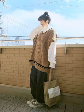 k(ani)さん（レディース・161cm）の秋コーディネート