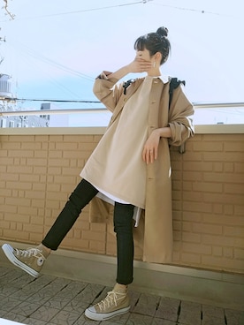 k(ani)さん（レディース・161cm）の春コーディネート