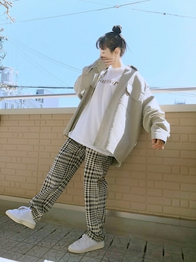 k(ani)さん（レディース・161cm）の春コーディネート