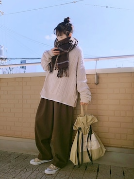 k(ani)さん（レディース・161cm）の秋コーディネート