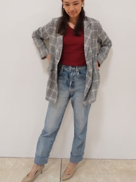 「DAISY MERRY（デイジーメリー）のアイテム」を使った、njazzieさん（レディース・168cm）の秋コーディネート