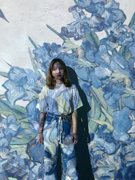 「b+ab（ビープラスエービー）のアイテム」を使った、chocco叻さん（レディース・158cm）の夏コーディネート