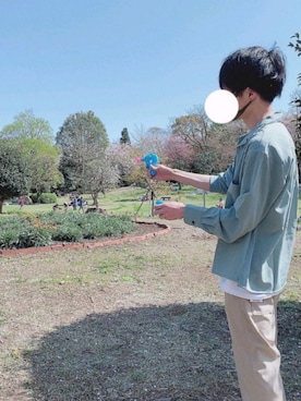 「LHME（エルエイチエムイー）のアイテム（アクセサリー）」を使った、ナオさん（メンズ・170cm）の春コーディネート