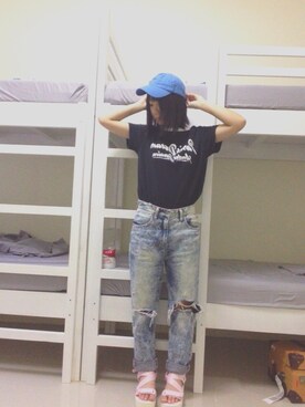 YukiNe🍑さん（レディース・154cm）の春コーディネート