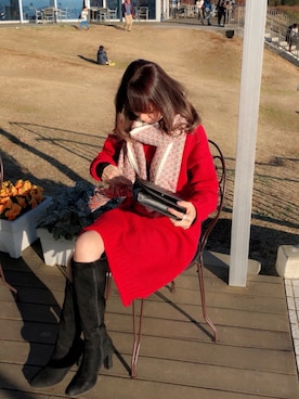 「Aco Design（アコデザイン）のアイテム」を使った、naoさん（レディース・160cm）の冬コーディネート