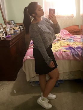 「STEVE MADDEN（スティーブマデン）のアイテム（その他シューズ）」を使った、Alexis Roma IIさん（レディース・155cm）の冬コーディネート