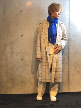 「COS（コス）のアイテム（シューズ）」を使った、古川 裕基さん（メンズ・165cm）の冬コーディネート