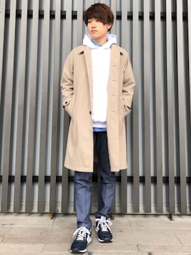 「green label relaxing（グリーンレーベルリラクシング）のアイテム（その他アウター）」を使った、yu_taさん（メンズ・166cm）の冬コーディネート