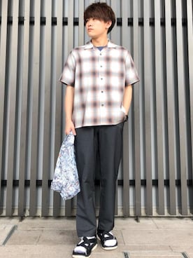 「GLR/ lab」｜yu_taさん（メンズ・166cm）の春コーディネート