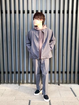 「green label relaxing（グリーンレーベルリラクシング）のアイテム（ブルゾン）」を使った、yu_taさん（メンズ・166cm）の秋コーディネート