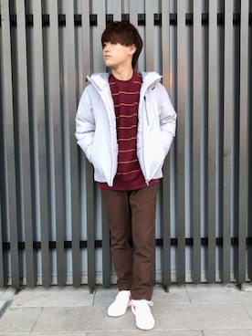 「green label relaxing（グリーンレーベルリラクシング）のアイテム（その他アウター）」を使った、yu_taさん（メンズ・166cm）の秋コーディネート