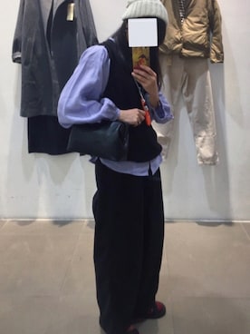 「WEAR」｜「アイテム（帽子）」を使った、nosleep ☾さん（レディース・161cm）の冬コーディネート