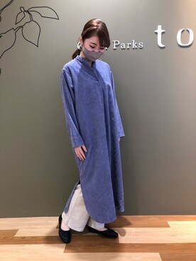 「titivate（ティティベイト）のアイテム（ワンピース/ドレス）」を使った、t s u z u r uさん（レディース・160cm）の秋コーディネート