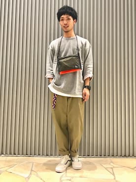 「さしいろ」｜「アイテム（パンツ）」を使った、Yusukeさん（メンズ・173cm）の春コーディネート